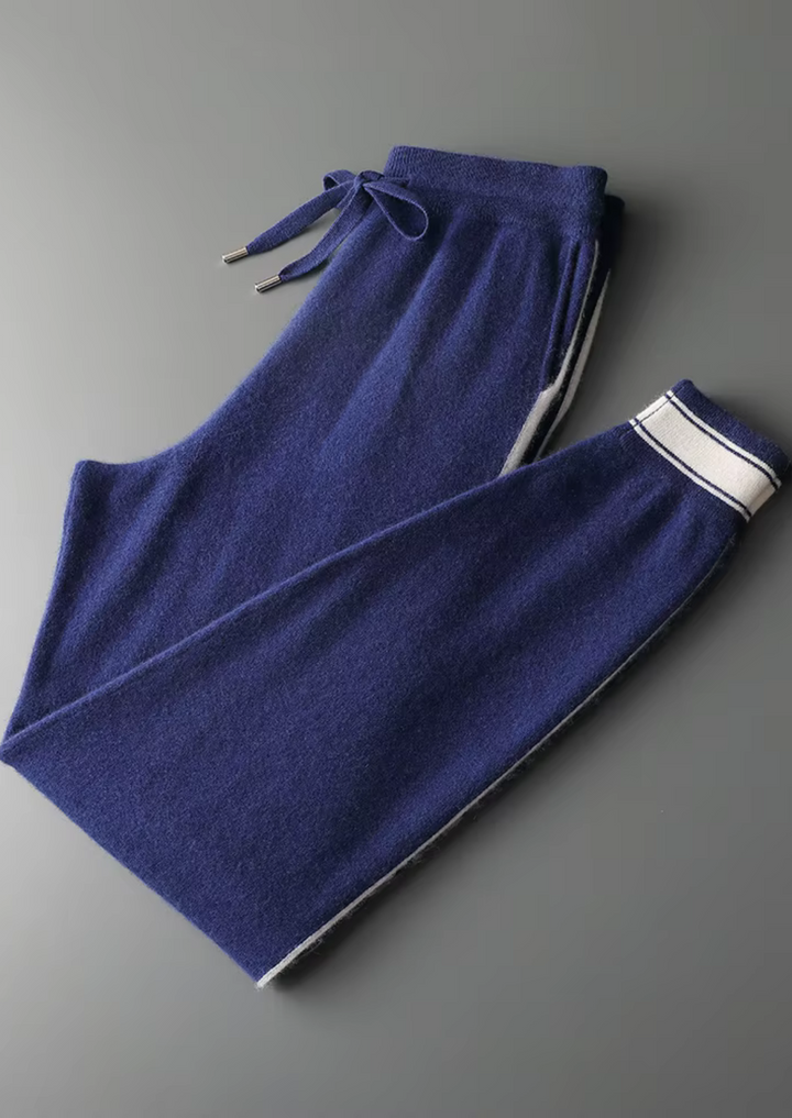 Set da Tempo Libero in Cashmere Blu Navy Premium