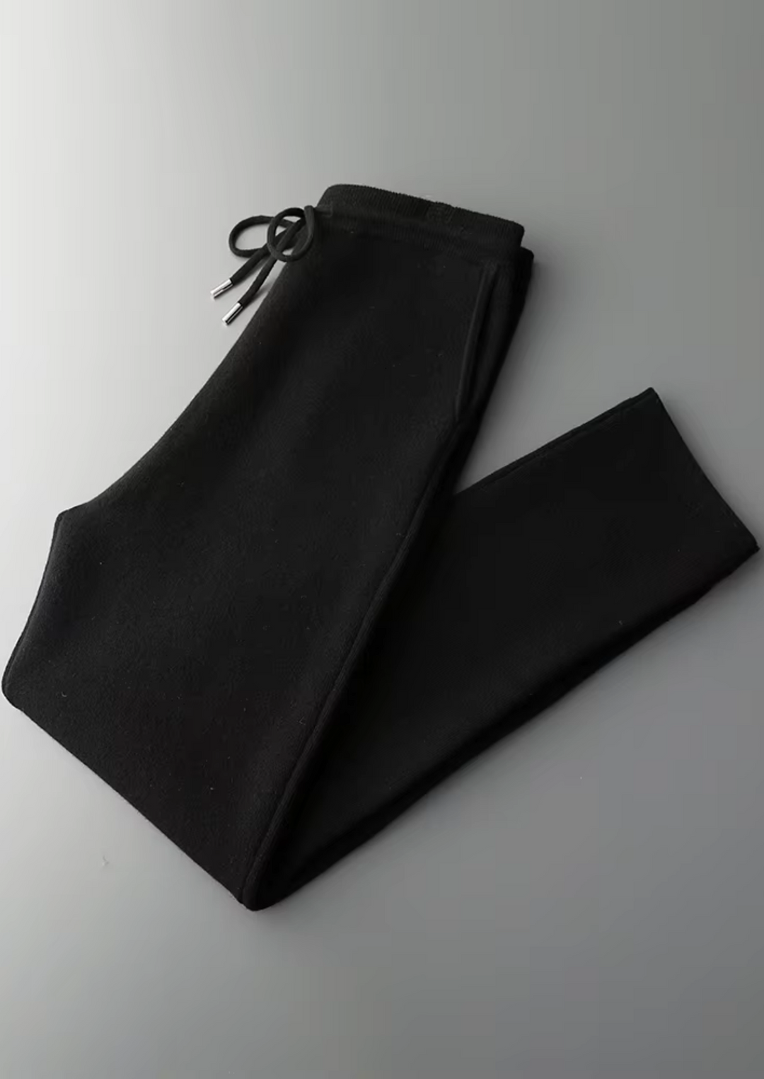 Set Savro in pura lana merino extra-fine nera