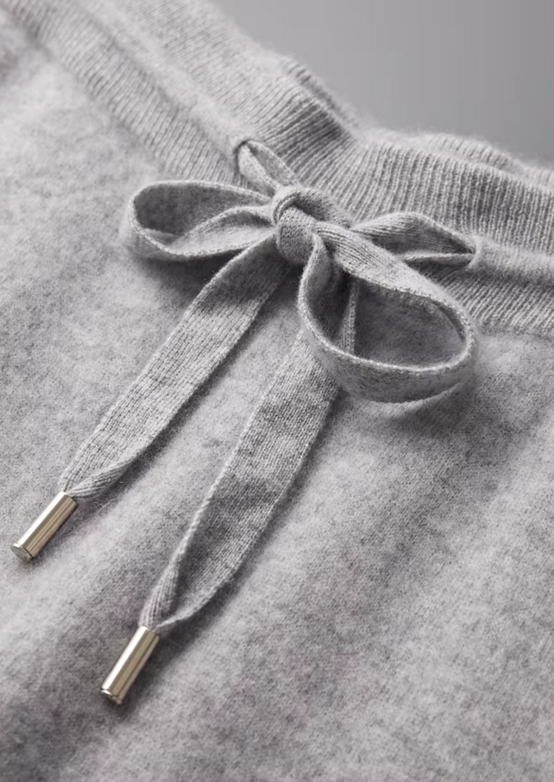 Set da Tempo Libero in Cashmere Premium Grigio Chiaro Vienna