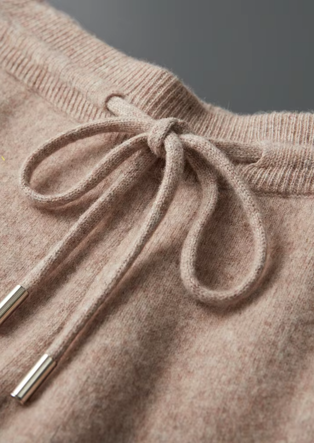 Set Savro in pura lana merino extra fine beige