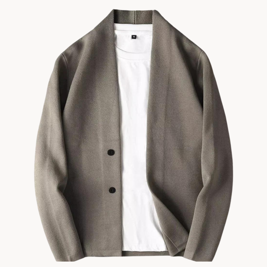 Giacca Uomo in Maglia Brandon Beige – Bottega Moretti