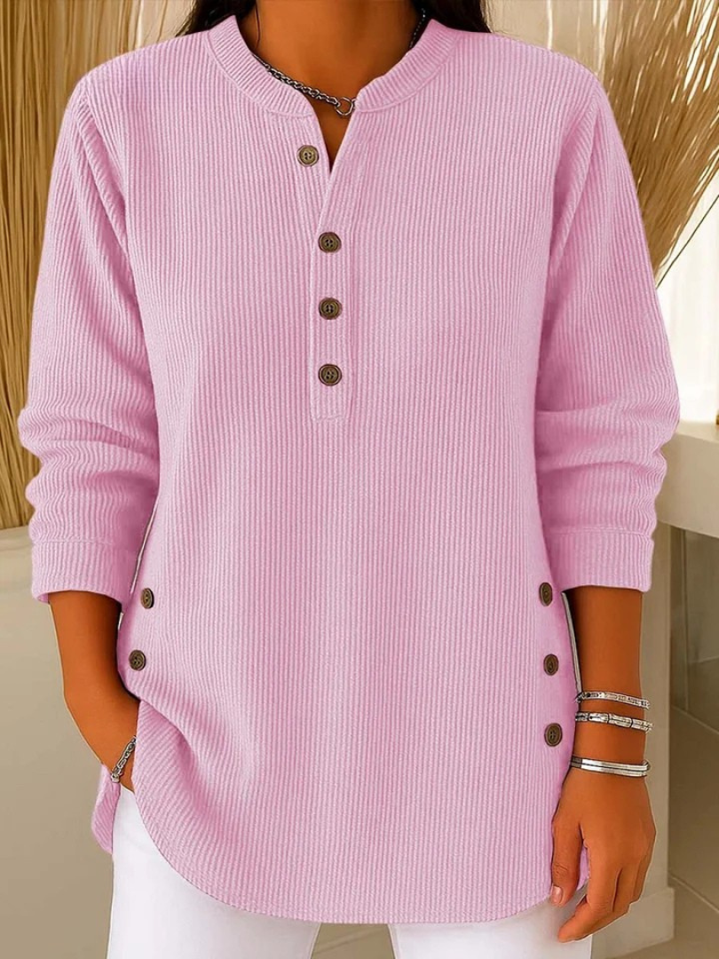Tunica Henley Confortevole Eden Rosa – Bottega Moretti