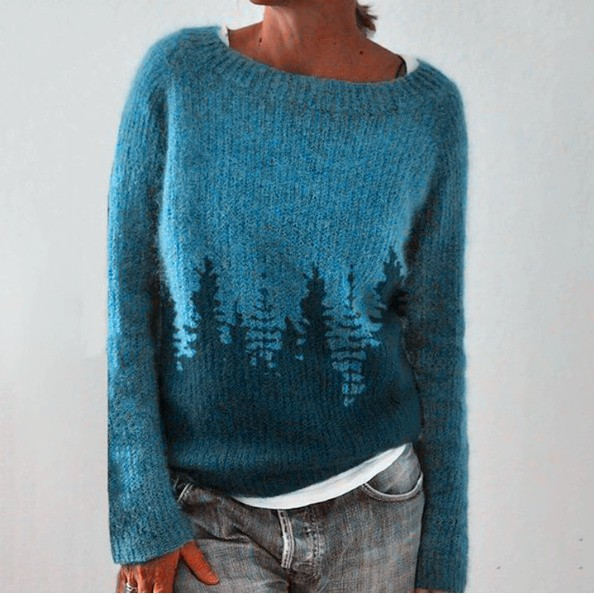 Maglione Motivo Foresta Brigitte – Bottega Moretti