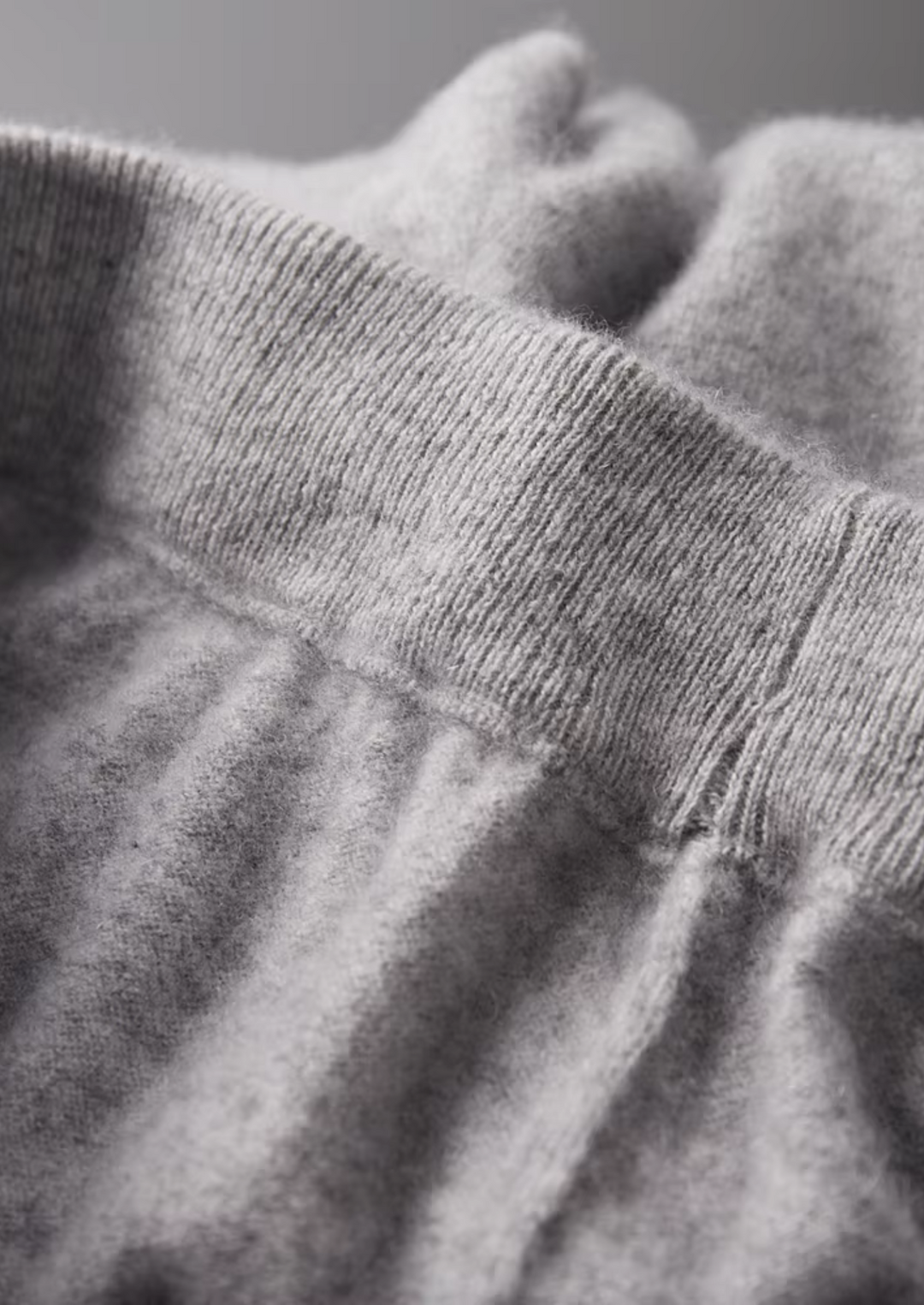 Set da Tempo Libero in Cashmere Premium Grigio Chiaro Vienna
