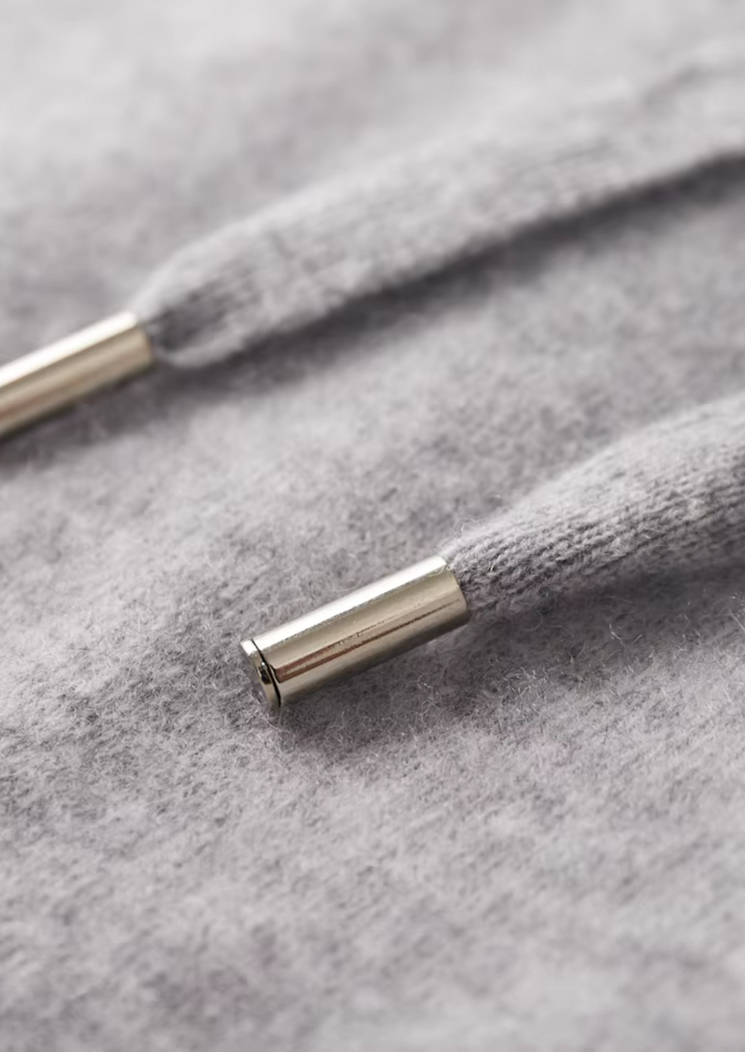 Set da Tempo Libero in Cashmere Premium Grigio Chiaro Vienna