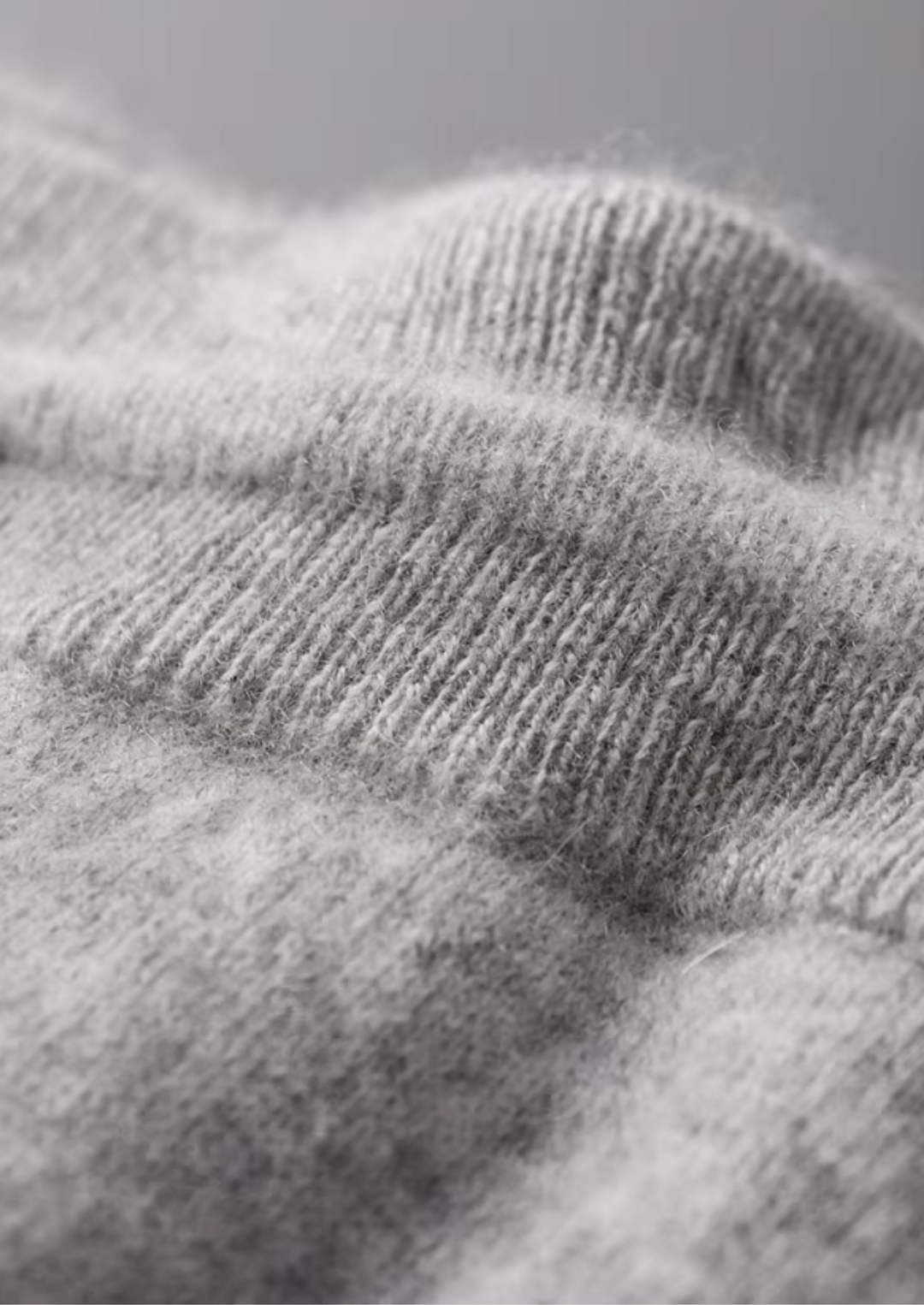 Set da Tempo Libero in Cashmere Premium Grigio Chiaro Vienna