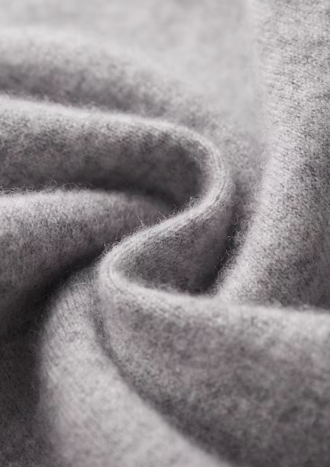 Set da Tempo Libero in Cashmere Premium Grigio Chiaro Vienna