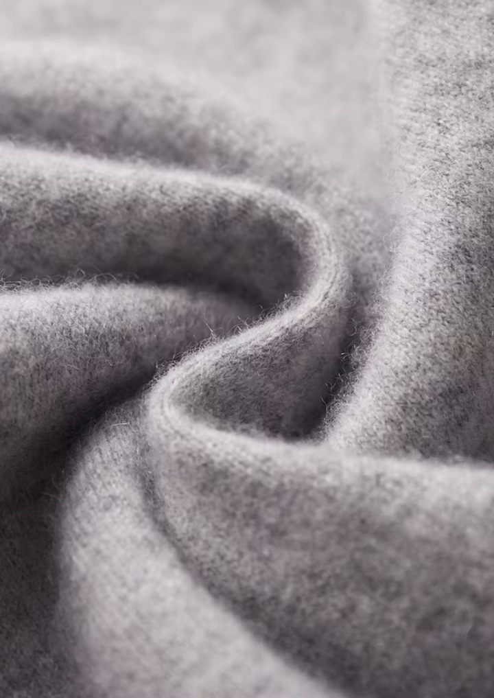 Set da Tempo Libero in Cashmere Premium Grigio Chiaro Vienna