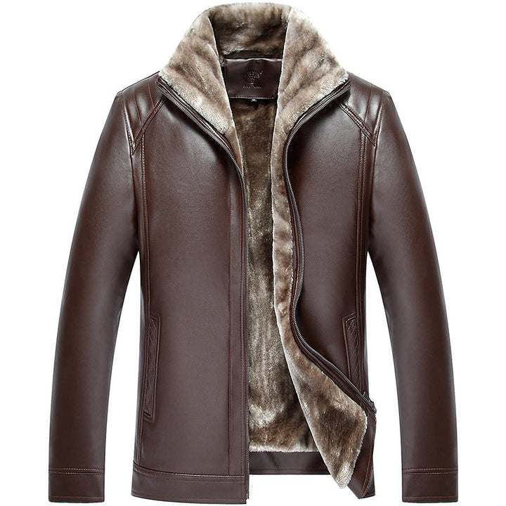 Giacca Invernale da Uomo con Collo a Revers e Tasche Multiple