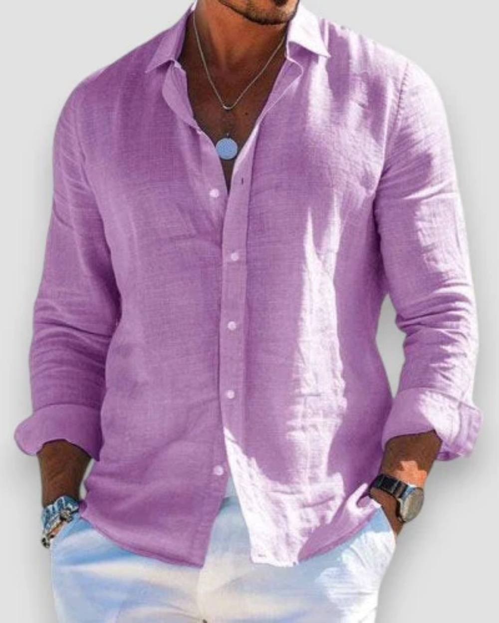 Camicia Casual Uomo Lucas – foto 8
