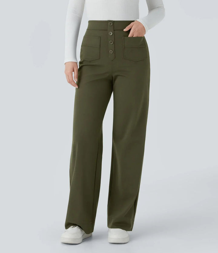 Pantaloni Elasticizzati Comodi Jade – foto 2