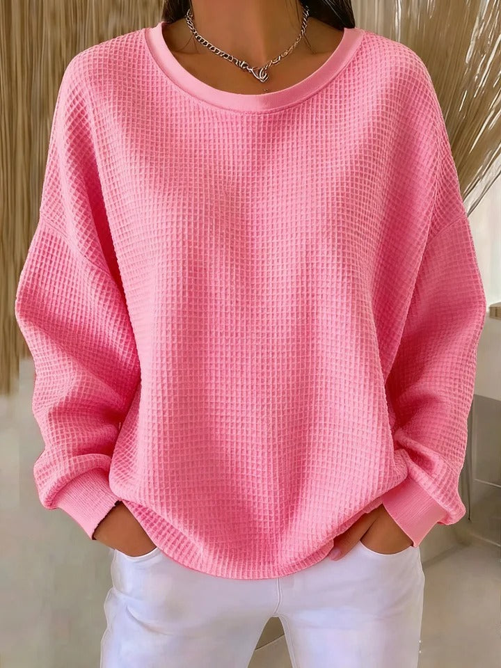 Maglione Testurizzato Elegante Elora Rosa – Bottega Moretti