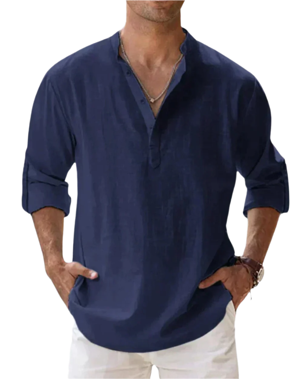 Camicia in Cotone Uomo Fiorenzo – foto 5
