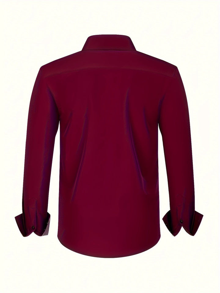 Camicia Leggera con Contrasti Uomo Amedeo – foto 9