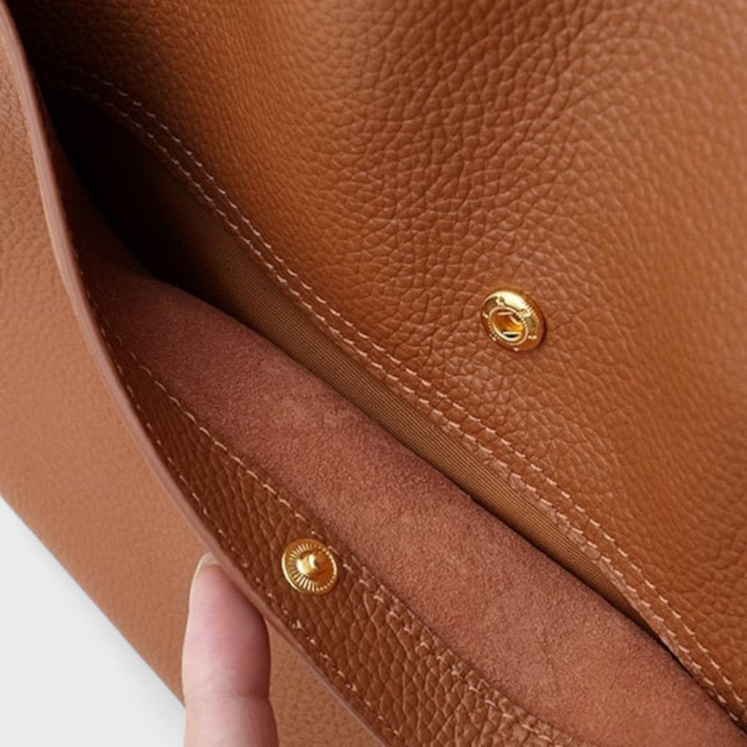 Elegante Borsa a Spalla in Pelle Donna Elena – foto 3