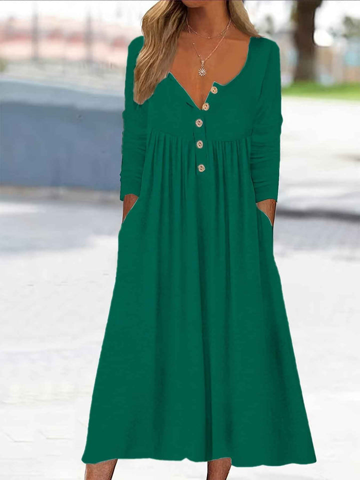 ZARA | ABITO MIDI CON BOTTONI DAVANTI