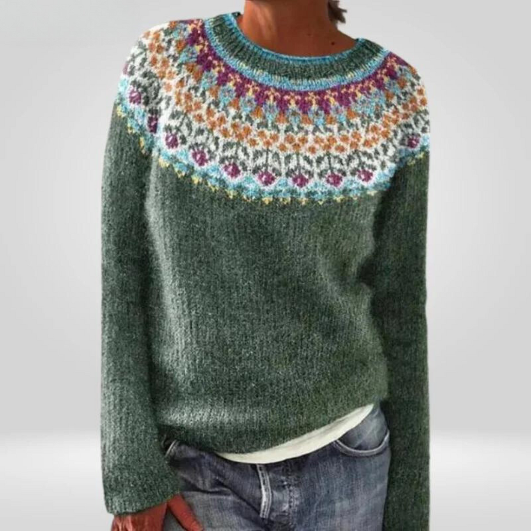 Maglione Verde Salvia Véronique – Bottega Moretti