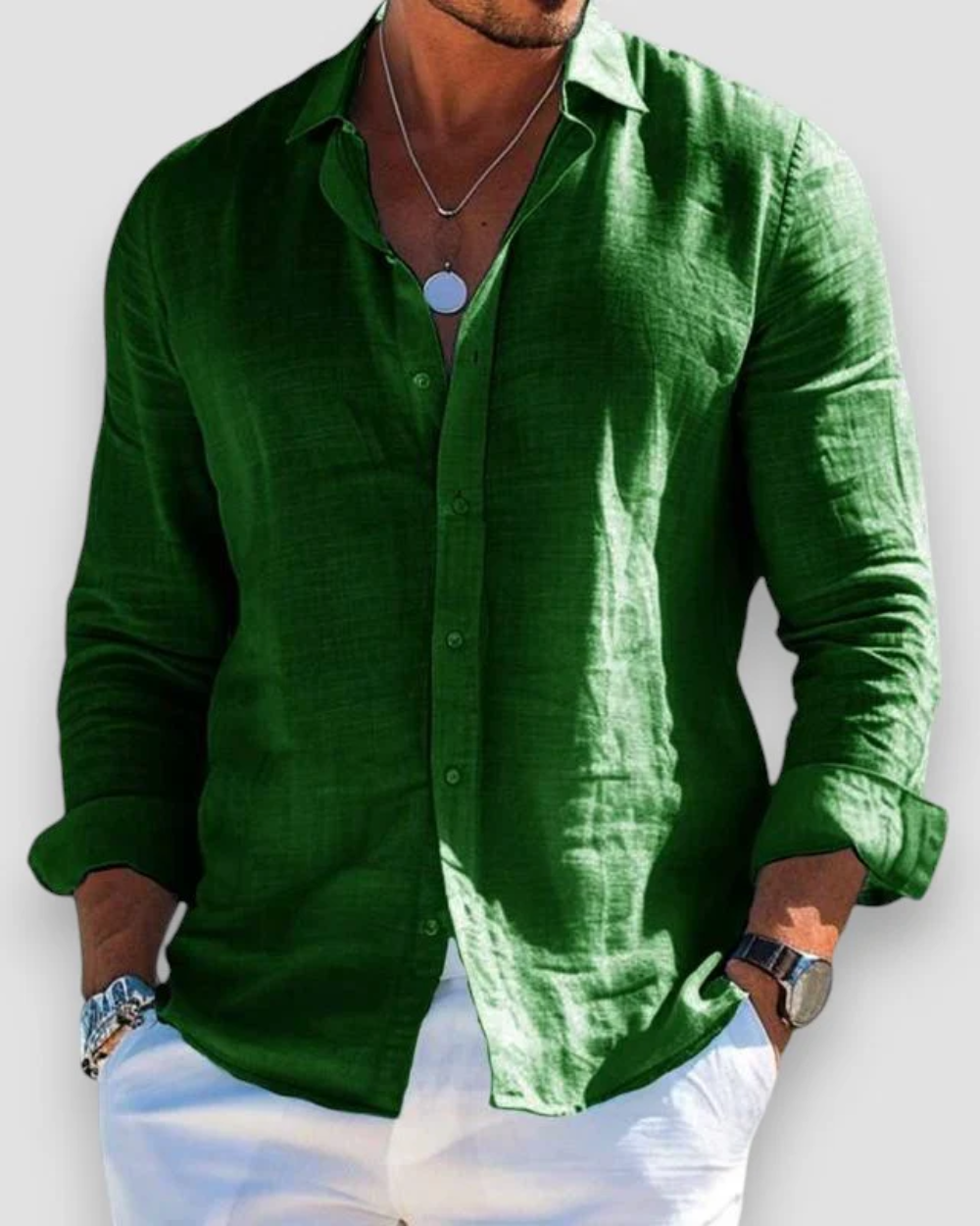 Camicia Casual Uomo Lucas – foto 9