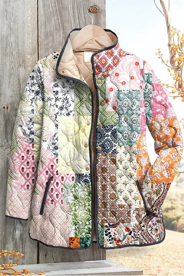 Giacca Trapuntata Patchwork Minnie – foto 2
