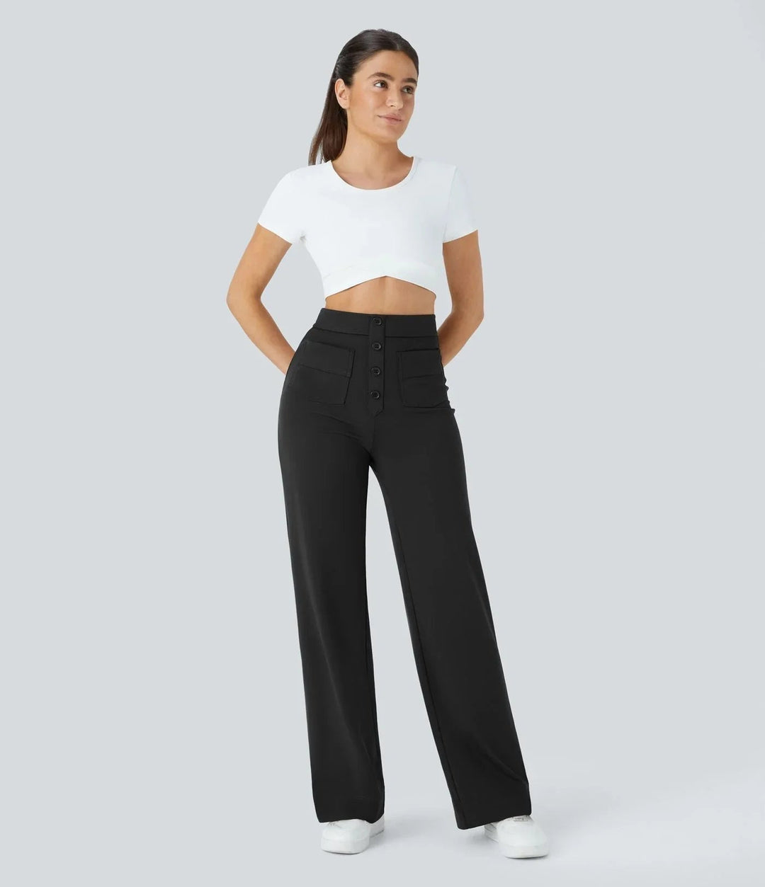 Pantaloni Elasticizzati Comodi Jade – foto 5