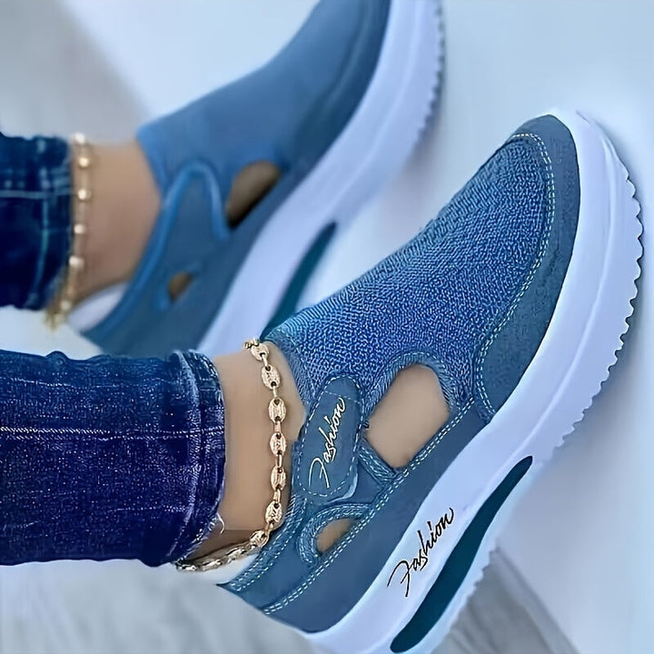 Sneaker a calzata facile con comfort stabile