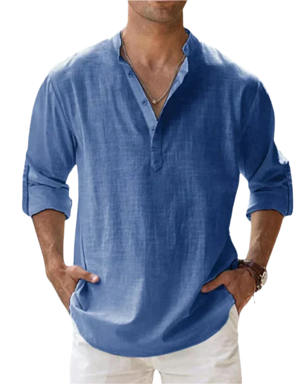 Camicia in Cotone Uomo Fiorenzo – foto 8