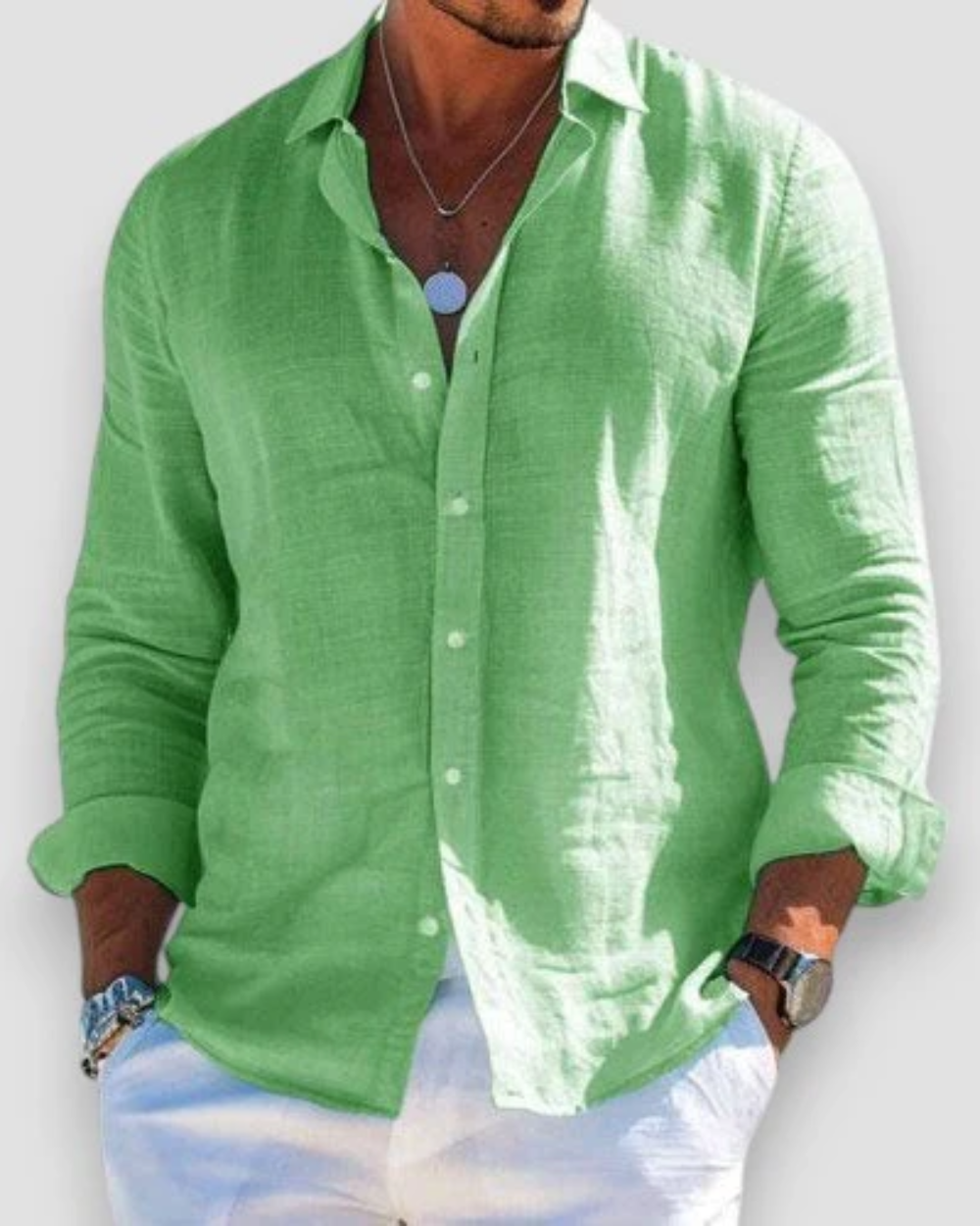 Camicia Casual Uomo Lucas – foto 7