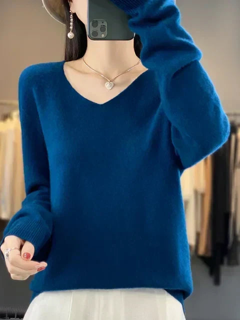 Maglione Scollo a V Martine – foto 13