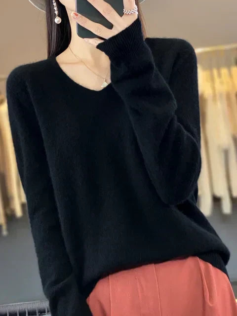 Maglione Scollo a V Martine – foto 8