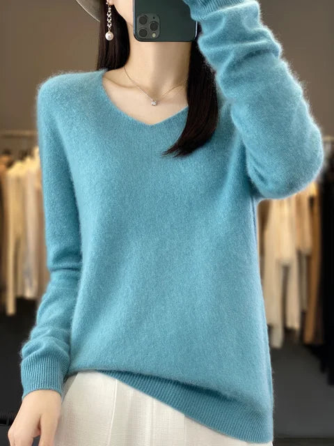 Maglione Scollo a V Martine – foto 18