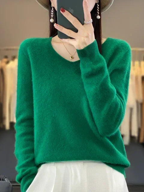 Maglione Scollo a V Martine – foto 7