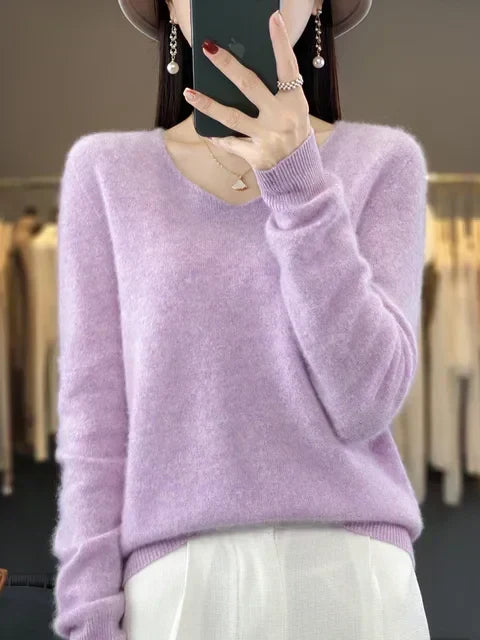 Maglione Scollo a V Martine – foto 12
