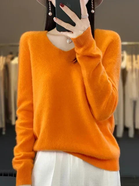 Maglione Scollo a V Martine – foto 11
