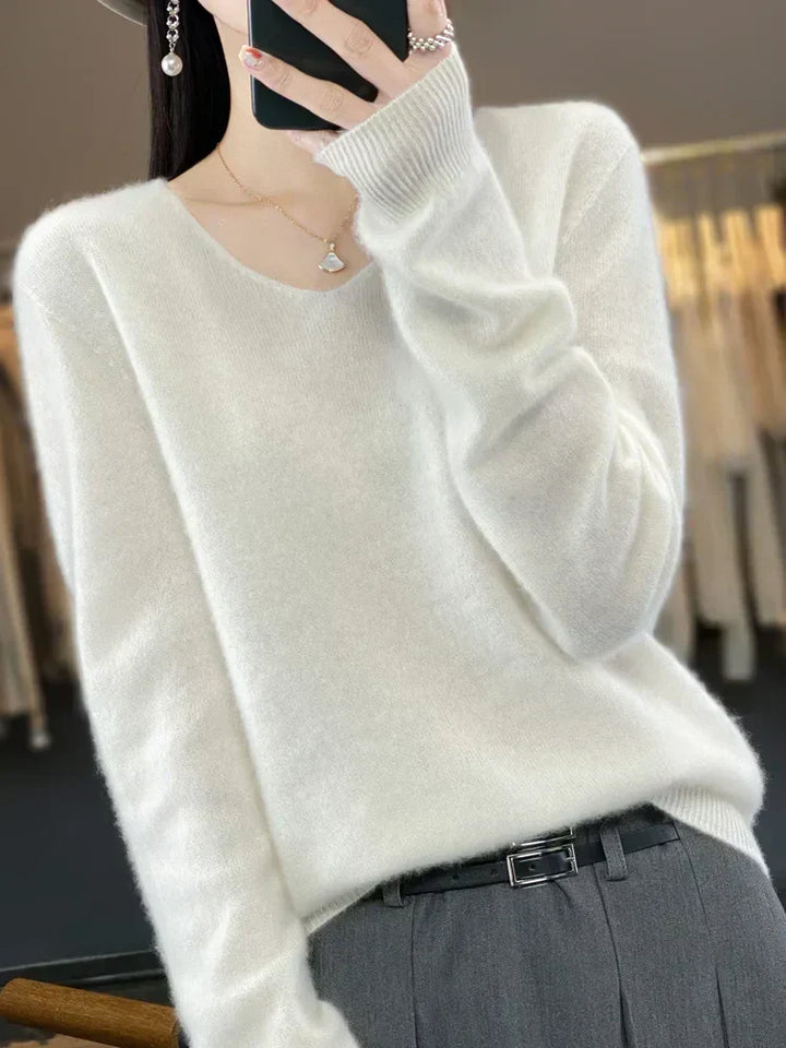 Maglione Scollo a V Martine – foto 5
