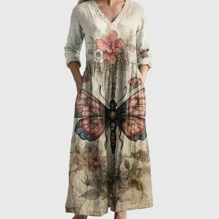 Saule | Maxi Abito Elegante in Movimento
