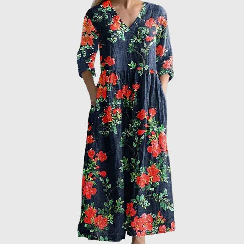 Saule | Maxi Abito Elegante in Movimento