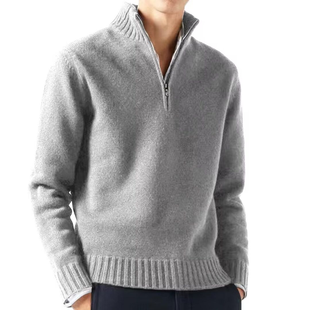 DELACROIX | DOLCEVITA EN LAINE AVEC ZIP POUR HOMME