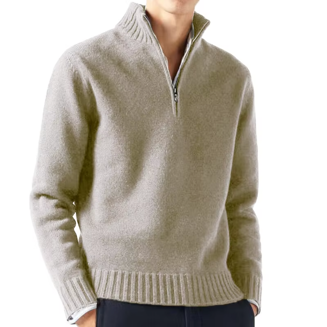 DELACROIX | DOLCEVITA EN LAINE AVEC ZIP POUR HOMME