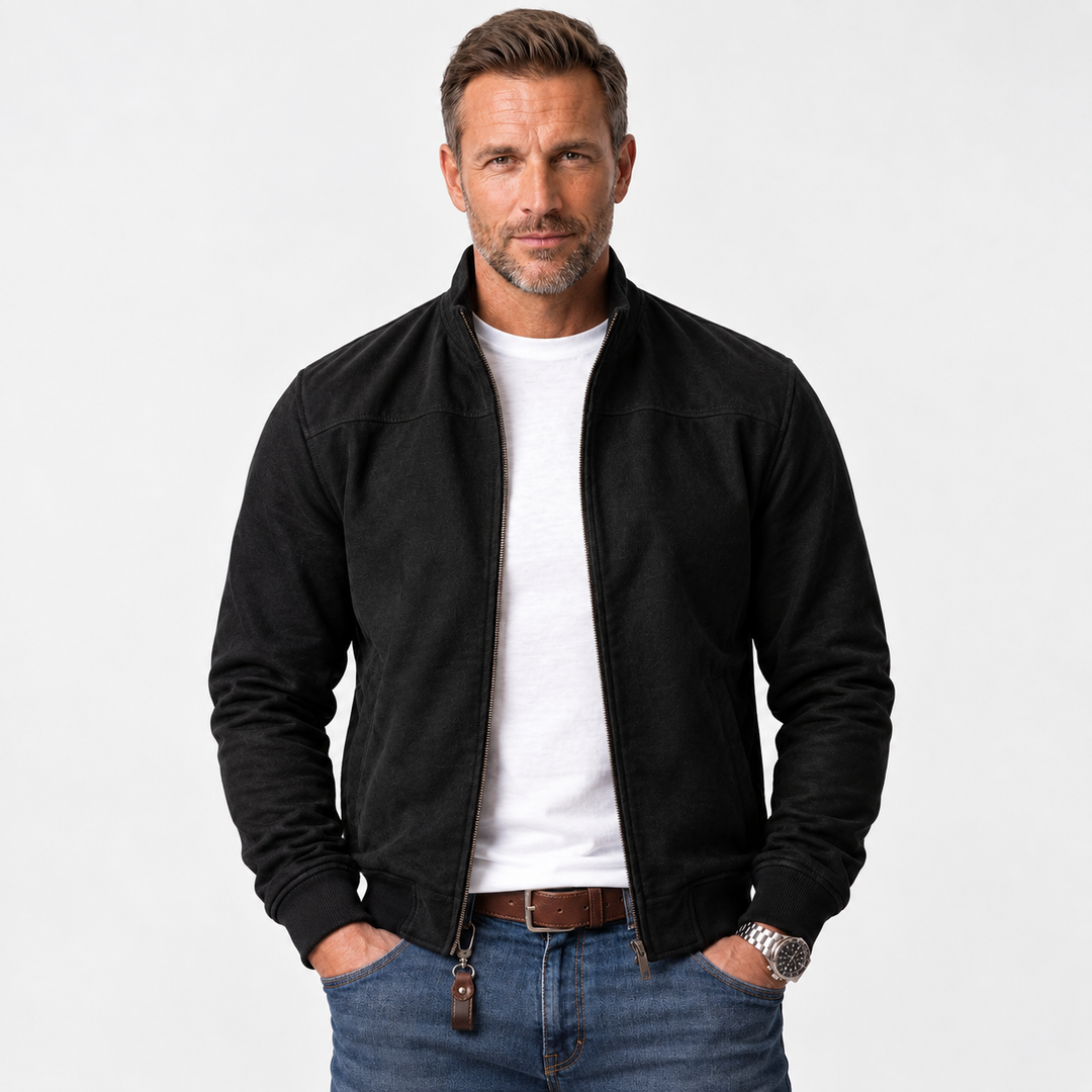 Giacca Bomber Urbana Théo Nero – Bottega Moretti