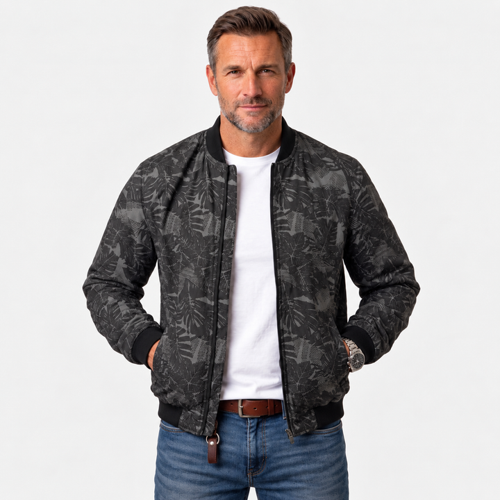 Giacca Bomber Elegante Antoine Nero – Bottega Moretti