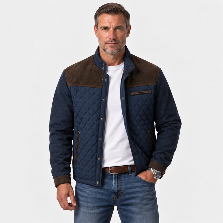 Giacca Bomber Premium Lucas Marrone – Bottega Moretti