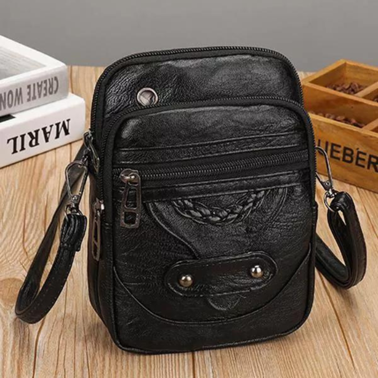 Borsa in Pelle Strutturata Donna Laura – foto 5