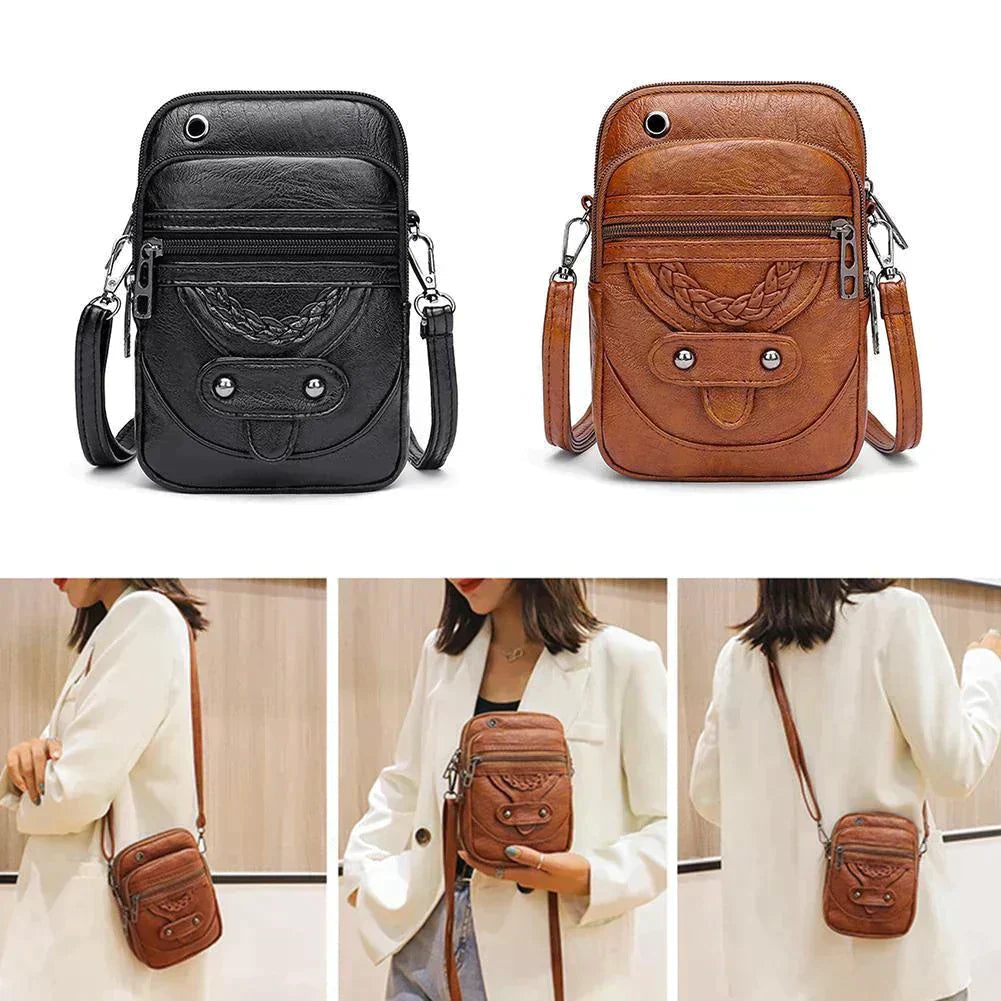 Borsa in Pelle Strutturata Donna Laura – foto 6