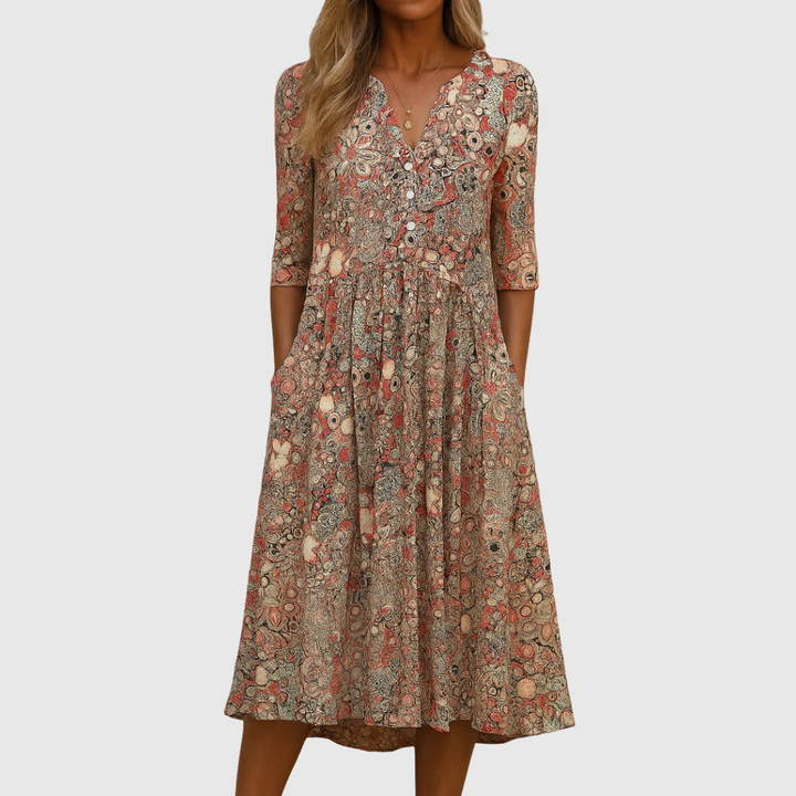 Harlow | Elegante Abito con Scollo a V