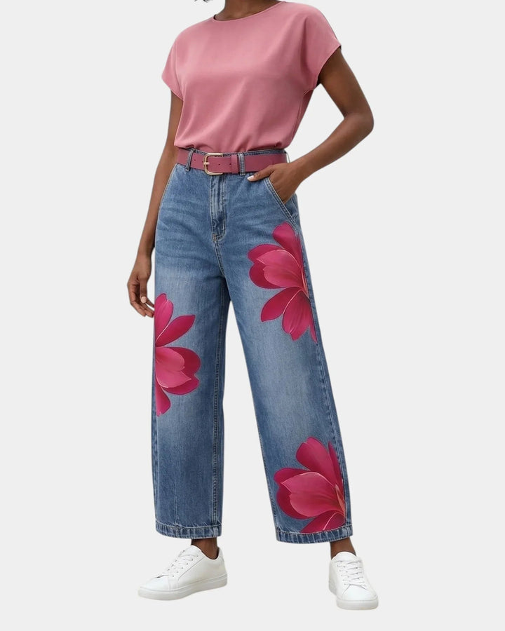 Pantaloni Eleganti a Fiori Chérine – foto 3