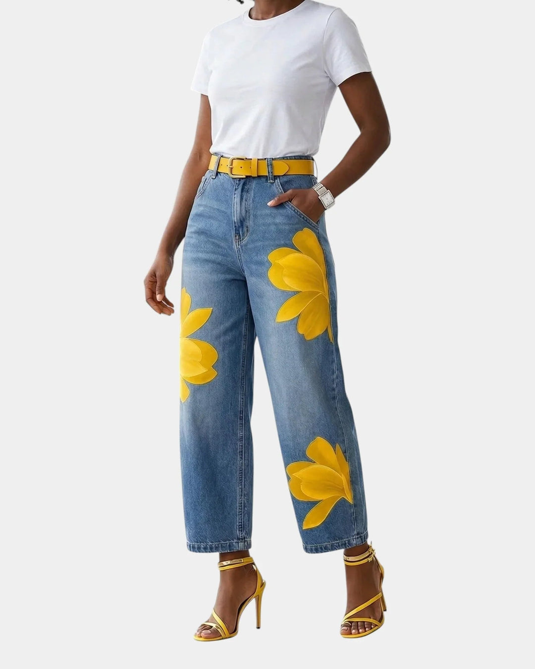 Pantaloni Eleganti a Fiori Chérine – foto 2