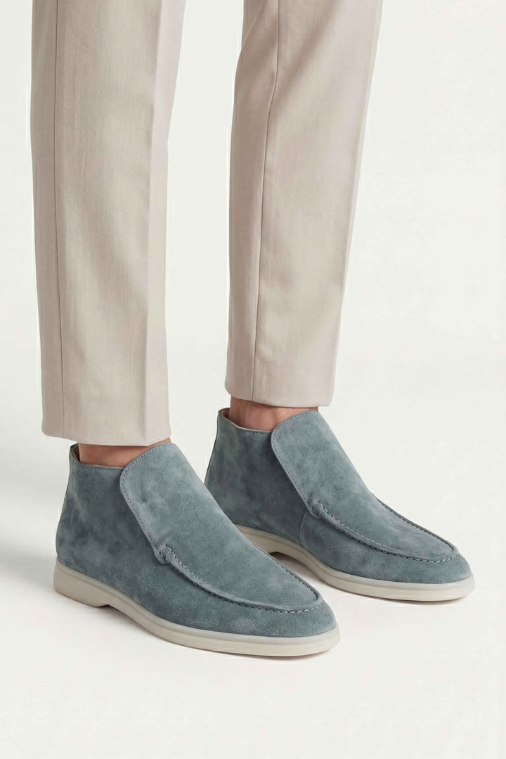 Mocassino Alto Capri Verde Menta