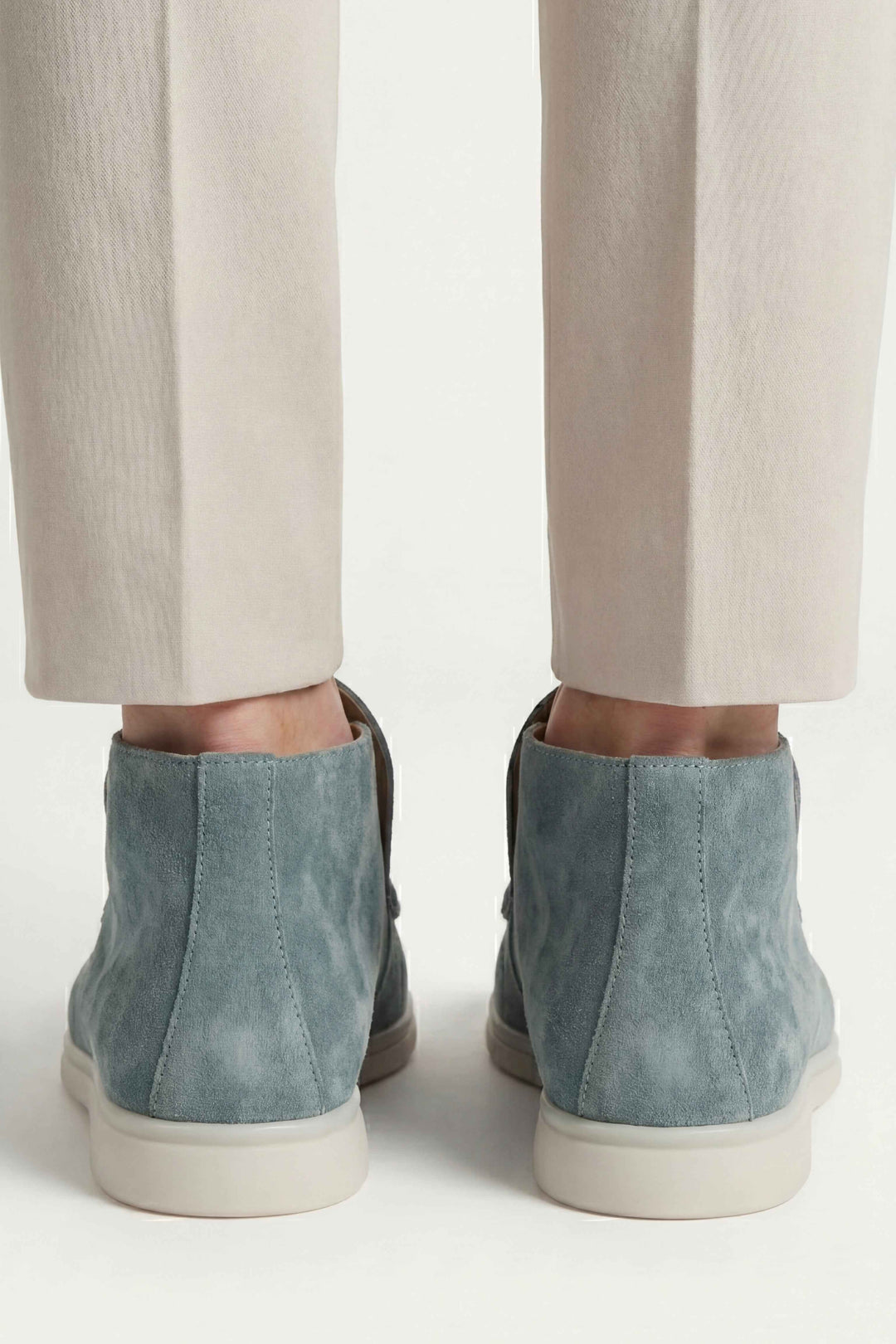 Mocassino Alto Capri Verde Menta