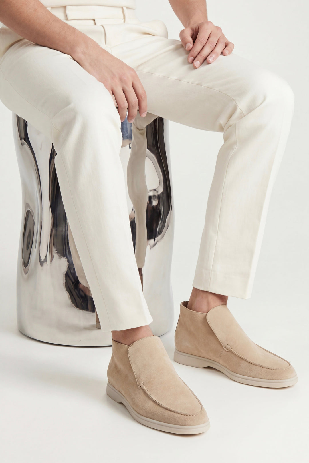 Mocassino Alto Capri Beige
