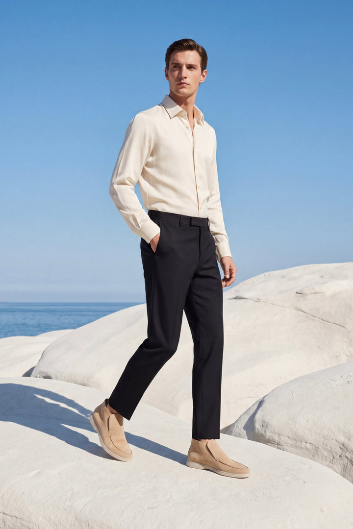 Mocassino Alto Capri Beige